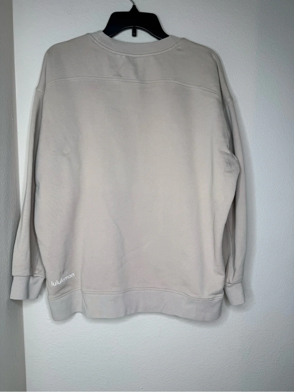 lululemon athletica Relaxed Crewneck Sweater in Light Beige